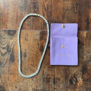 Melinda Maria Queens Tennis Necklace - Gold